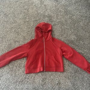 Lululemon oversized scuba hoodie (red)
